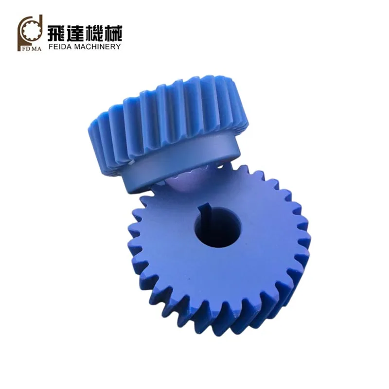 Plastic helical gears